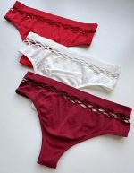 شورت سیملس بکلس کش طرحدار زرشکی