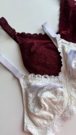 سوتین گیپوری سایز 95 و 100 طرح مادام