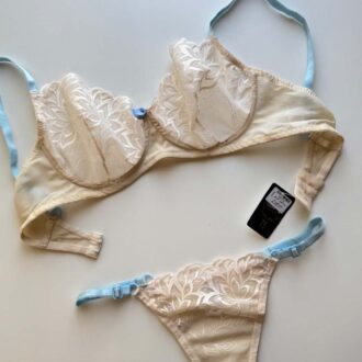 ست لباس زیر کرم آبی از برند لمون